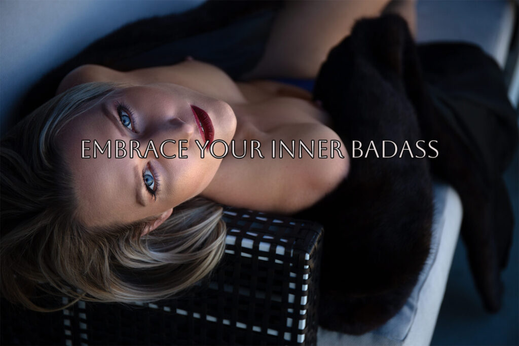 las vegas boudoir photography, embrace your inner badass